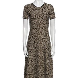 MICHAEL MICHAEL KORS Floral Print Midi Length Dress - NEW $350